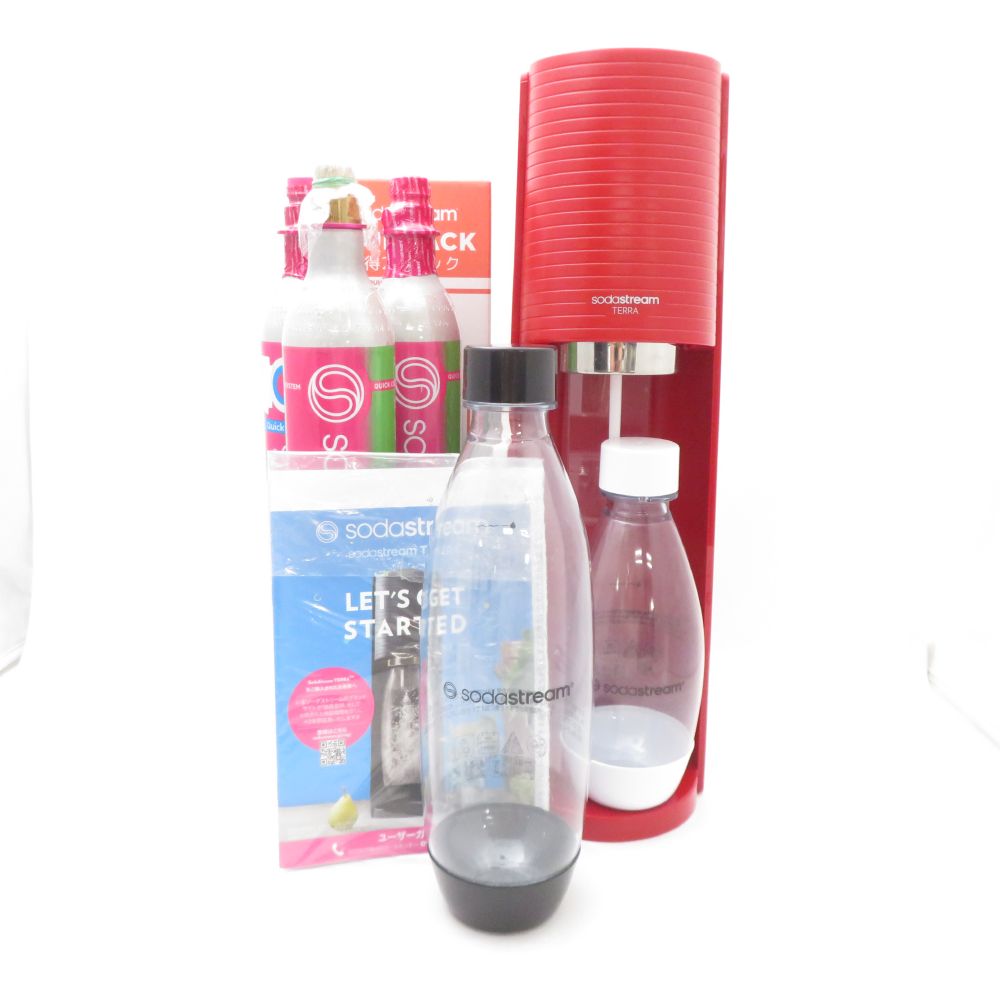 美品 sodastream ソーダストリーム TERRA テラ 炭酸水メーカー 1点 SM4246Z 【中古】