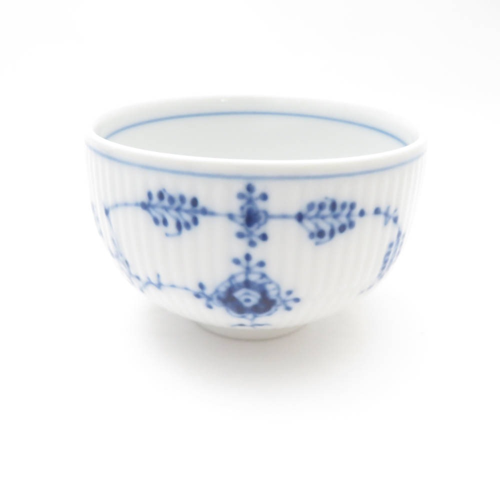 美品 ROYAL COPENHAGEN ロイヤルコペンハーゲン ブルーフルーテッドプレイン 湯呑 1点 ジャパニーズカップ 廃盤 湯飲 SC8489K1 【中古】