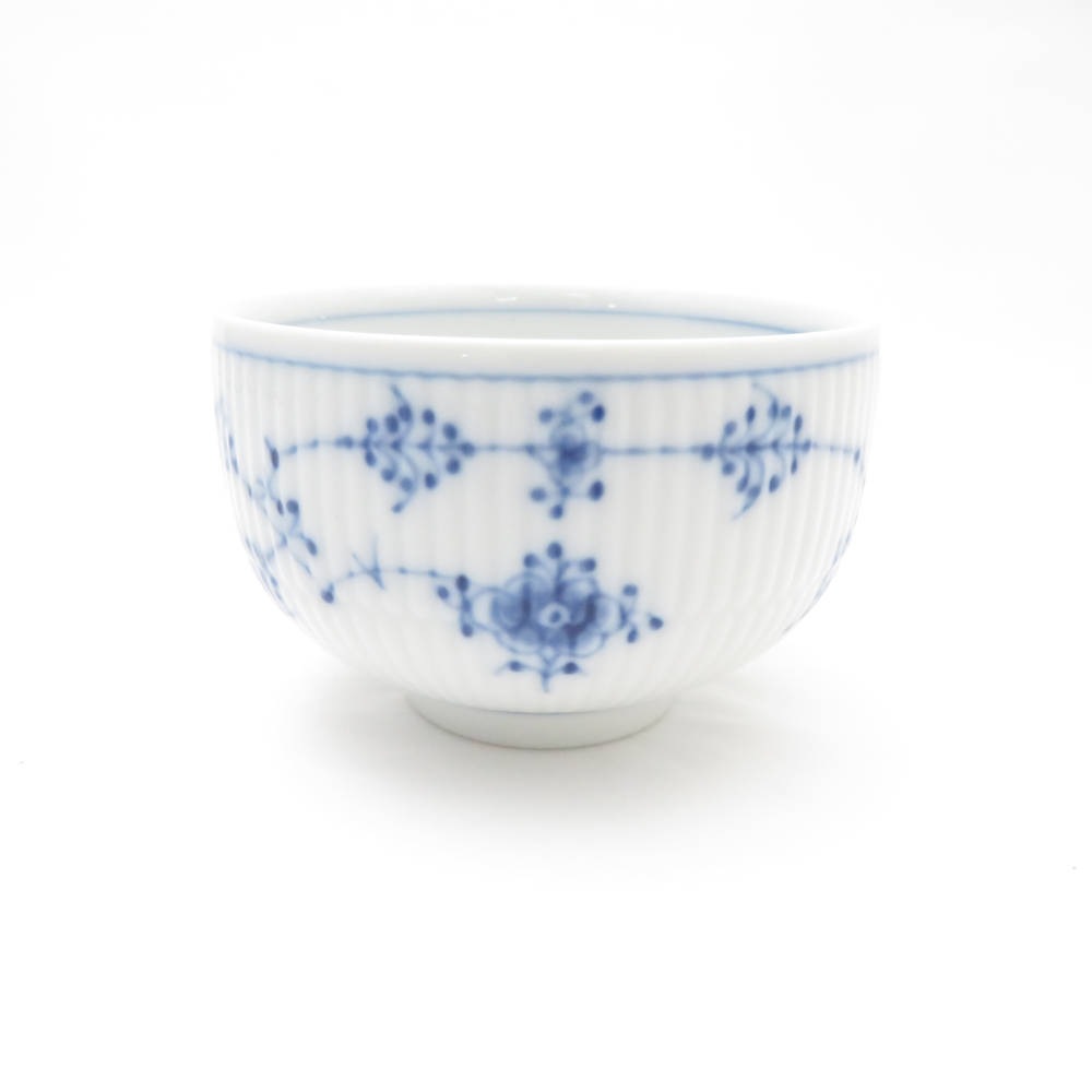 美品 ROYAL COPENHAGEN ロイヤルコペンハーゲン ブルーフルーテッドプレイン 湯呑 1点 ジャパニーズカップ 廃盤 湯飲 SC8492K1 【中古】