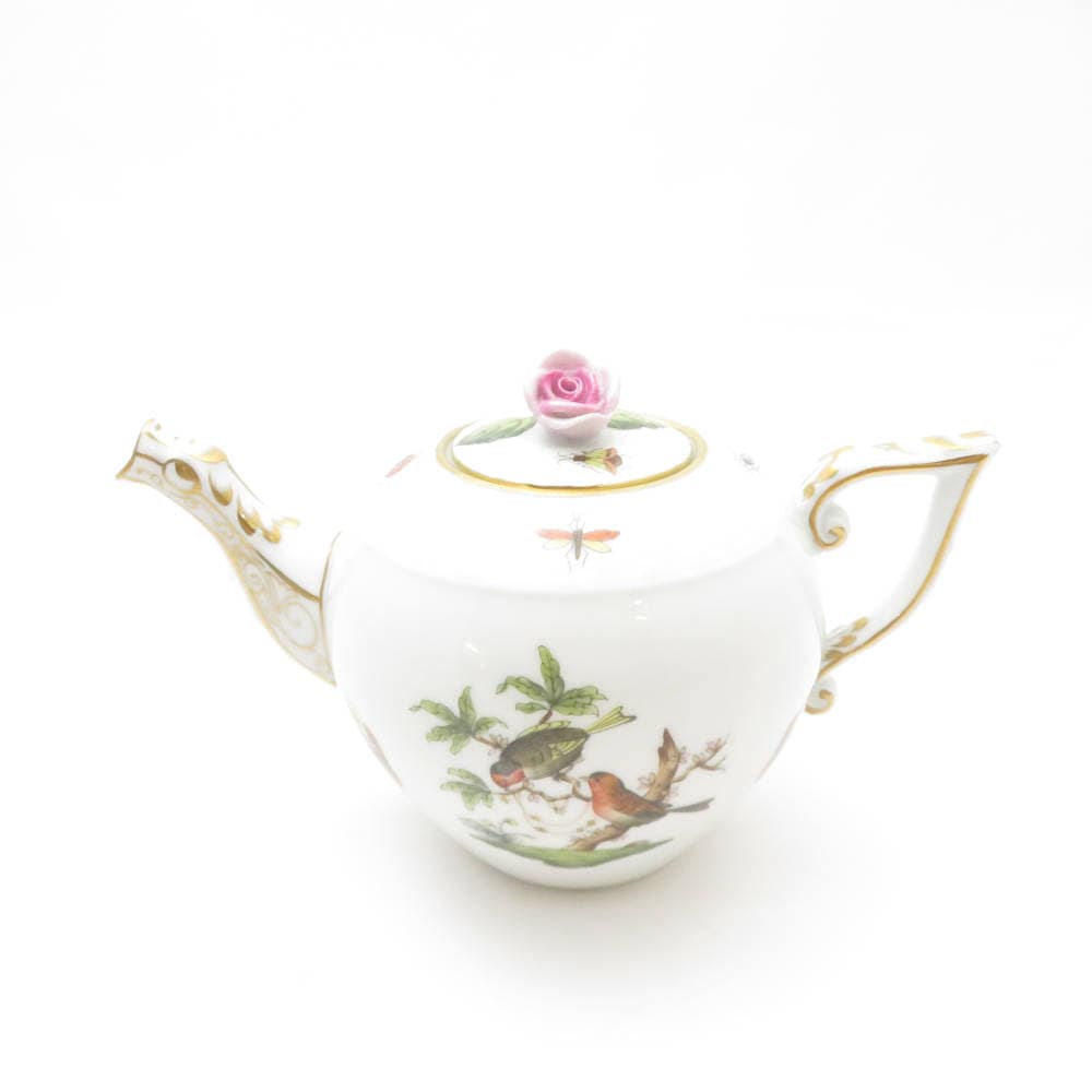 Herend ヘレンド ロスチャイルドバード ティーポット 1点 SM4276K1 【中古】
