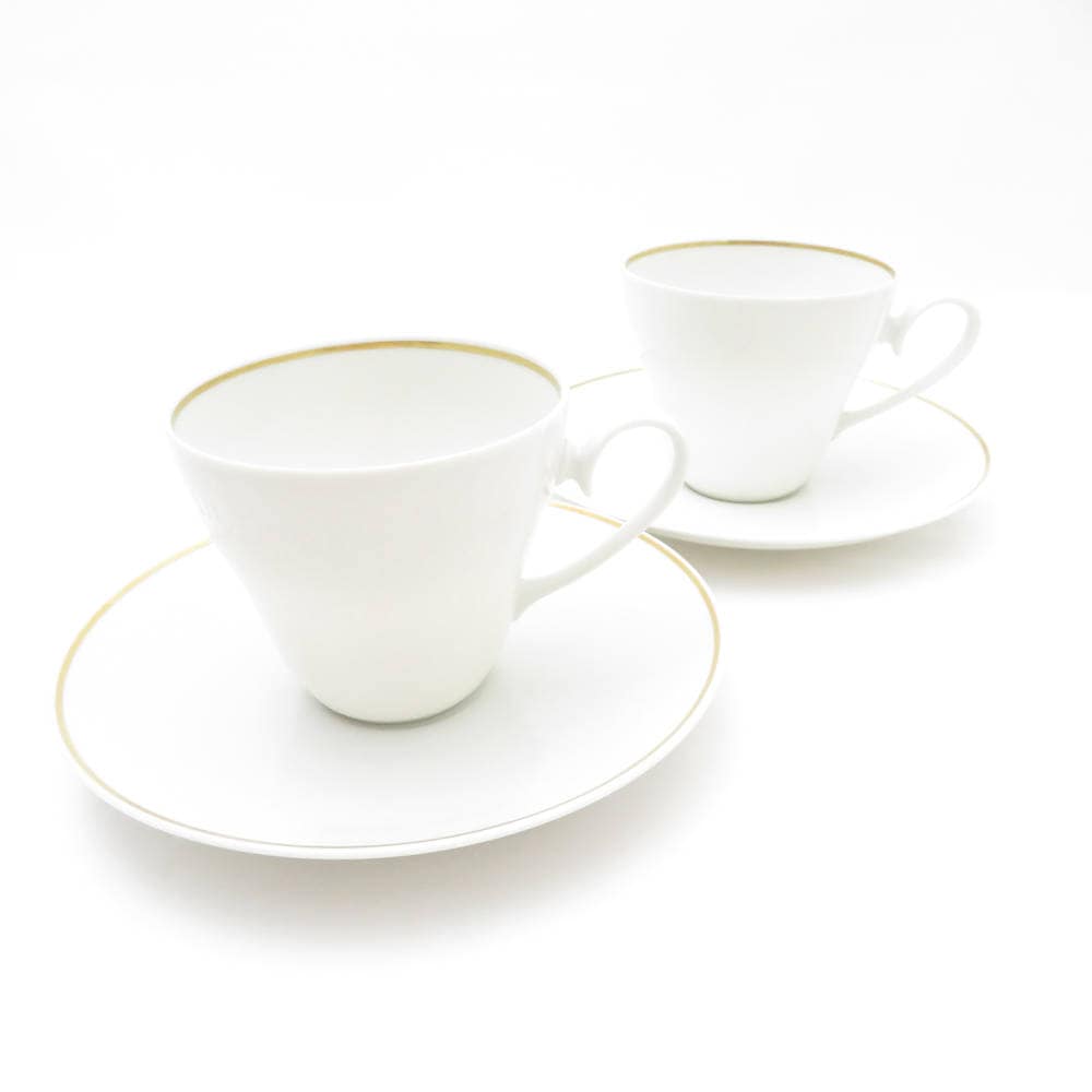 Rosenthal ローゼンタール ロマンス カップ＆ソーサー 2客 ペア クラシックローズ SM4295H2 【中古】
