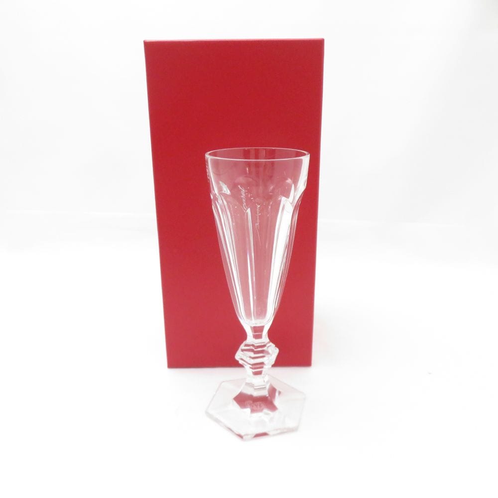 美品 Baccarat バカラ アルクール シャンパンフルート 1客 クリスタル H18 グラス SY12956R1 【中古】