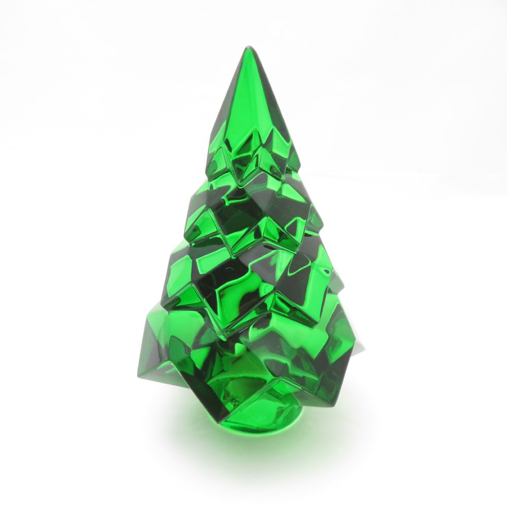 美品 Baccarat バカラ クリスマスツリー 1点 ノエル フィギュリン オブジェ SM4255L1 【中古】