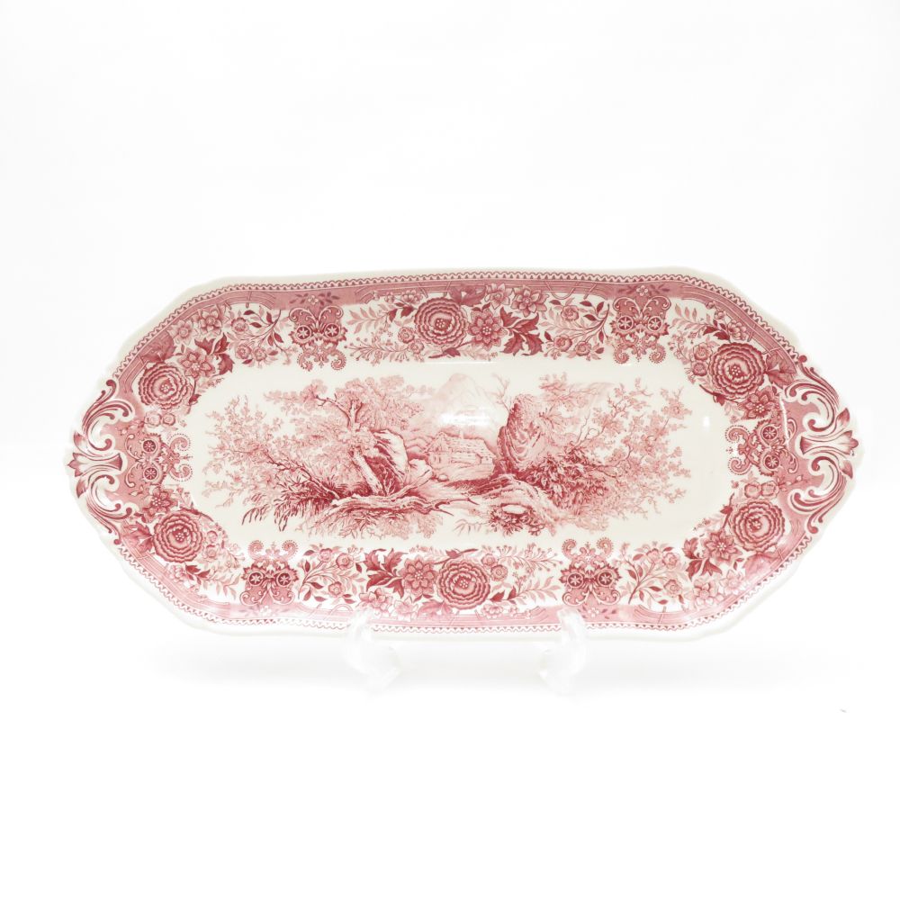 美品 Villeroy&Boch ビレロイ＆ボッホ ブルゲンラント 大皿 1枚 34cmプレート 花柄 フラワー SN354L1 【中古】