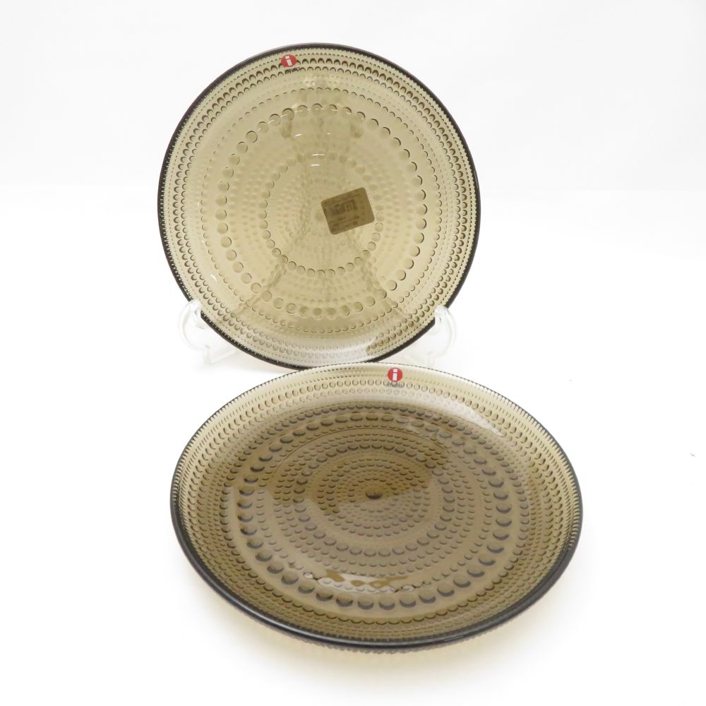 未使用 iittala イッタラ カステヘルミ 中皿 2枚 170mm サンド SC8482D1 【中古】