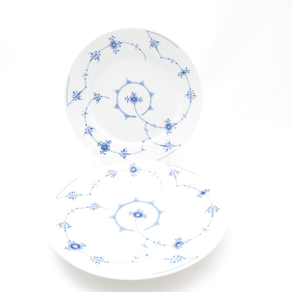 ROYAL COPENHAGEN ロイヤルコペンハーゲン ブルーコペンハーゲン 中皿 2枚 ペア 22cmプレート パン SO3543S2 【中古】