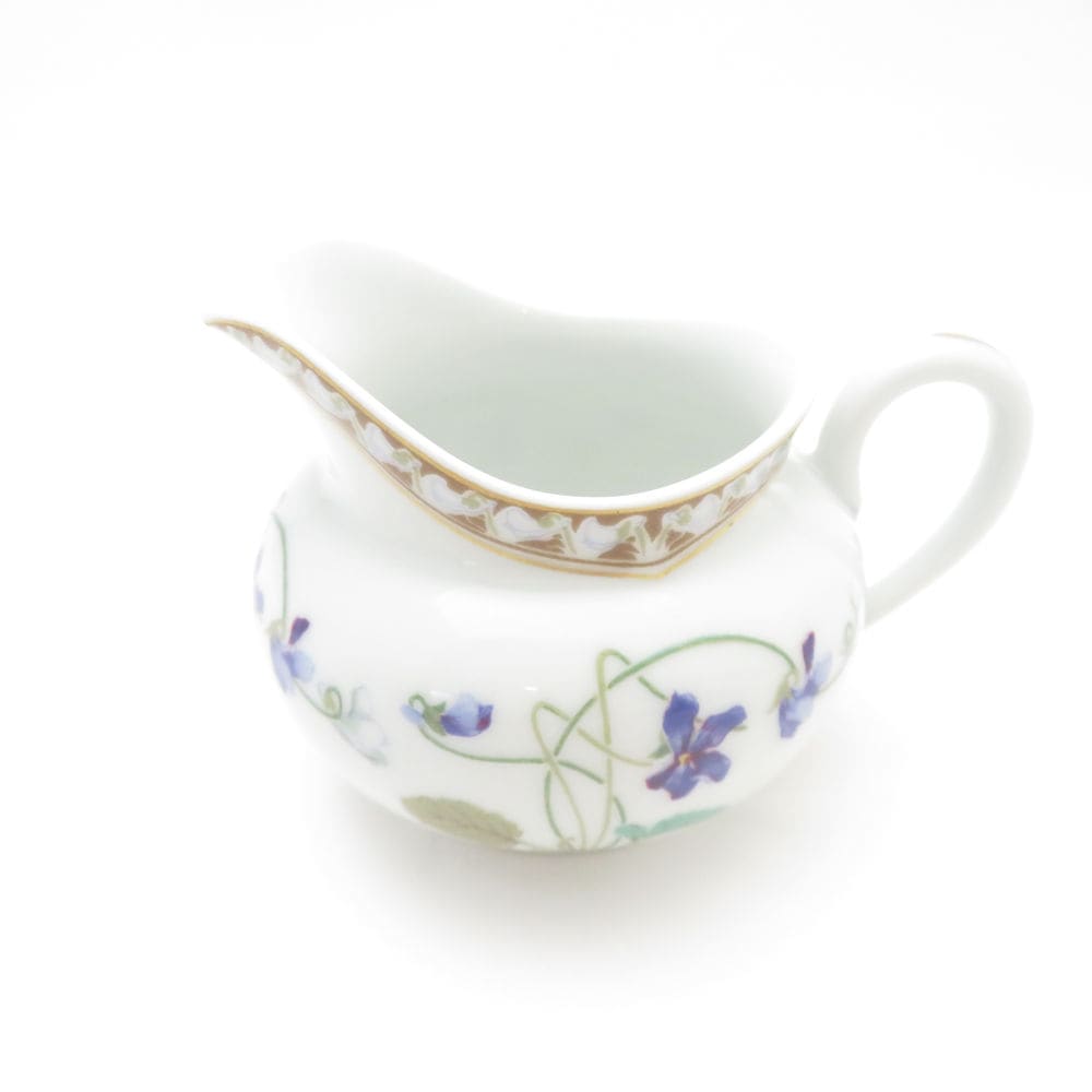 美品 HAVILAND アビランド アンペラトリス ユージェニー クリーマー 1点 クリーム ミルク すみれ 花柄 リモージュ SU12933H2 【中古】