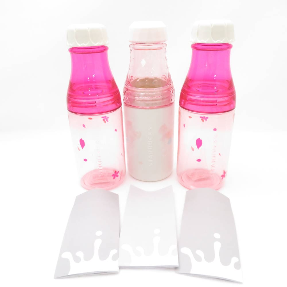 スターバックス☆サニーボトル ピンク&グリーン カード オンライン限定