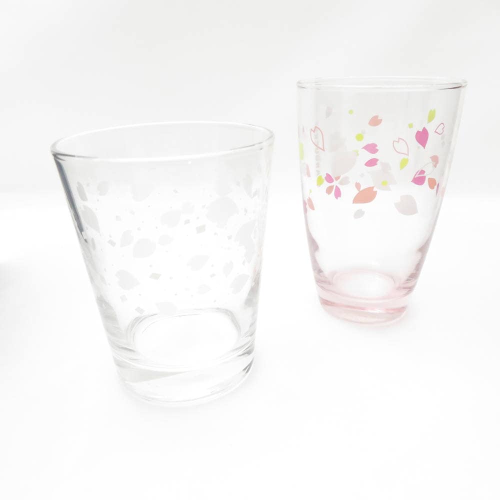 未使用 STARBUCKS スターバックス さくら2014 さくら2015 グラス 2点 セット スタバ 桜 SAKURA SM4364A1 【中古】