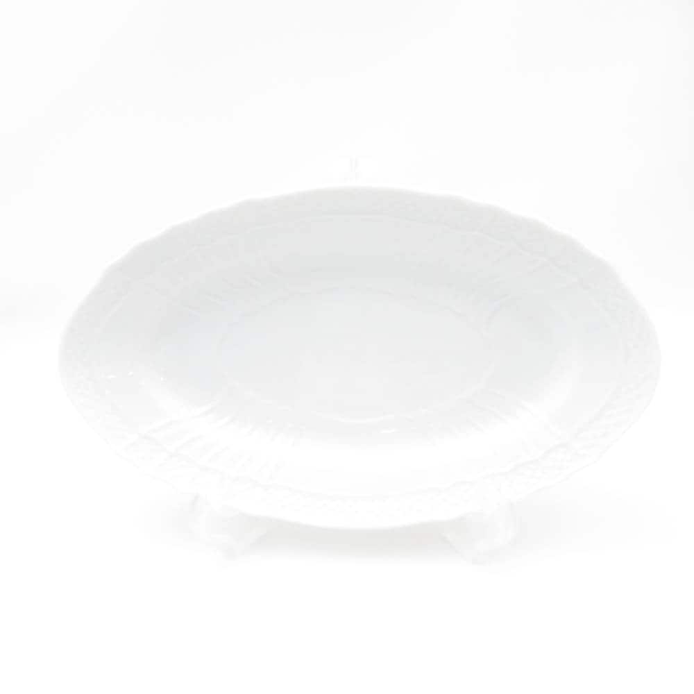 未使用 Richard Ginori リチャードジノリ ベッキオホワイト ピクルス オーバル プレート 1枚 23cmプレート 皿 ディッシュ 楕円 SM4424A2 【中古】