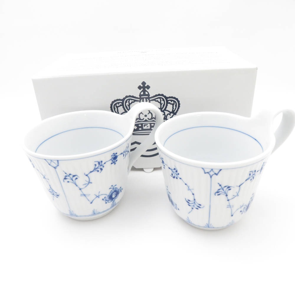 未使用 ROYAL COPENHAGEN ロイヤルコペンハーゲン ブルーフルーテッド  