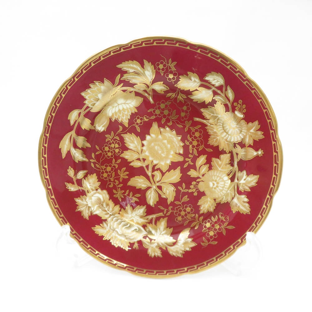 ヘレンド ウィーンのバラ プレート(19㎝) 2枚セット　　薔薇 美品 ヘレンド ウィーンのバラ 19cmプレート 2枚セット 美品 Herend