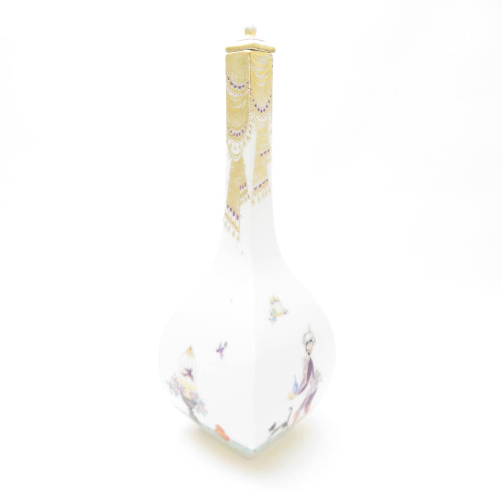 美品 MEISSEN マイセン アラビアンナイト 千夜一夜物語 香水瓶 1点 陶器 フレグランスボトル パフューム SX219W3 【中古】