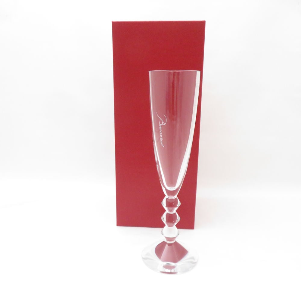 美品 Baccarat バカラ ベガ シャンパングラス シャンパンフルート SM4459P1 【中古】