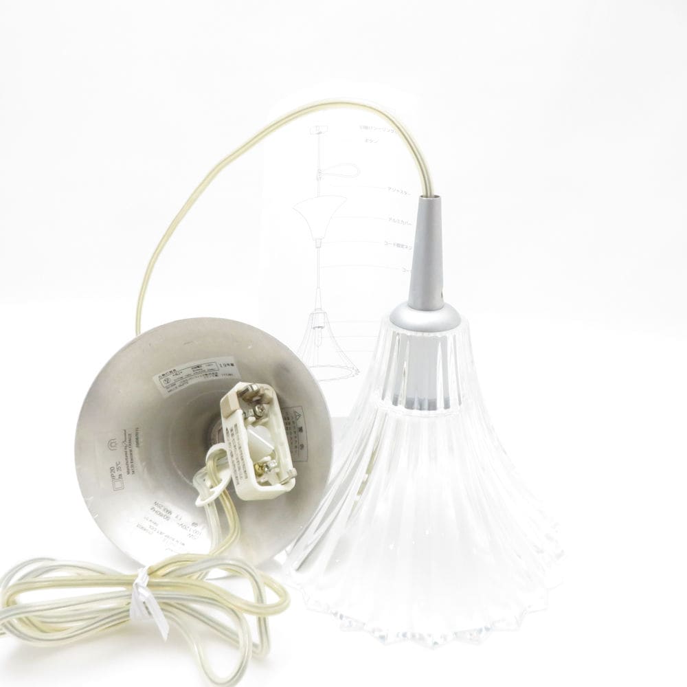 美品 Baccarat バカラ ミルニュイ ペンダントライト インテリア 照明 SY13077X1 【中古】