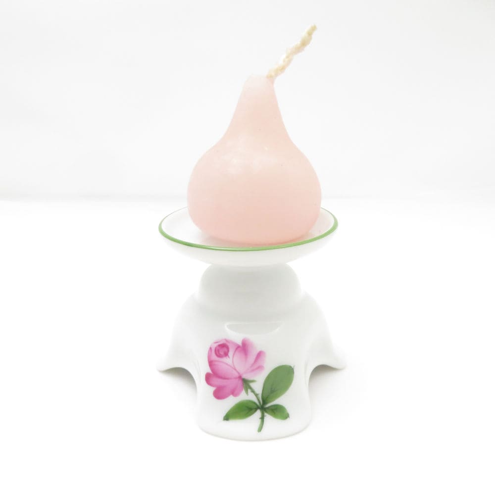 未使用 AUGARTEN アウガルテン ウィンナーローズ キャンドルスタンド キャンドル立て ホルダー SM4454B1 【中古】