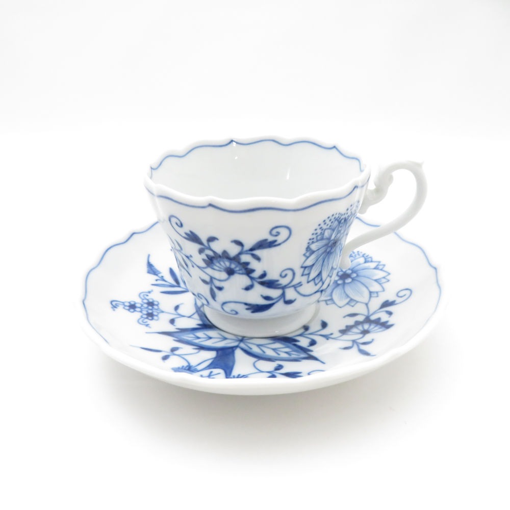 MEISSEN マイセン ブルーオニオン コーヒーカップ＆ソーサー SM4384T2 【中古】