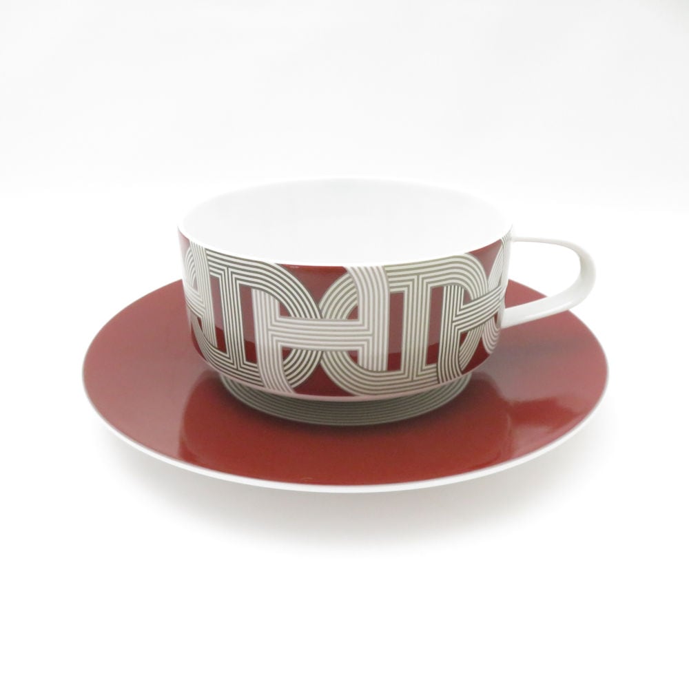 HERMES エルメス RALLYE 24 ラリー24 カップ＆ソーサー SM4395T2 【中古】