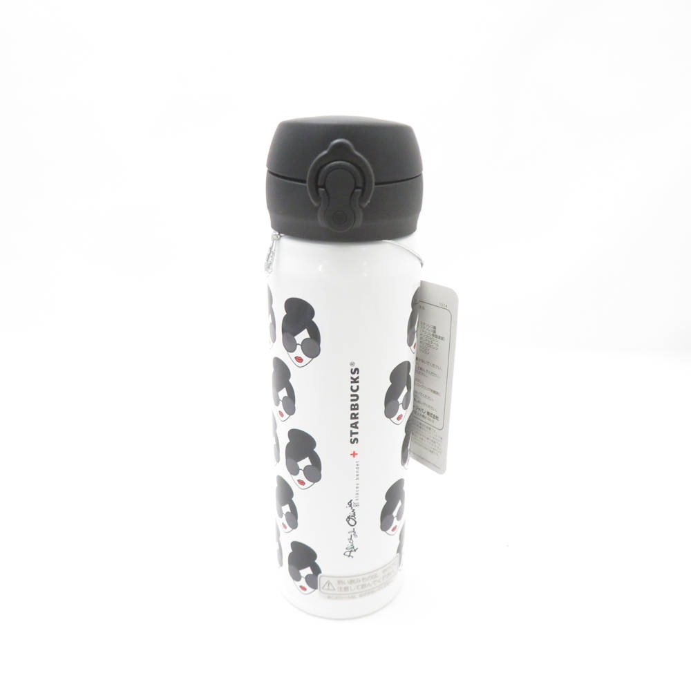 美品 STARBUCKS スターバックス ステイシーフェイス ハンディステンレスボトル 1点 スタバ 水筒 500ml アリスアンドオリビア SC8752B4 【中古】