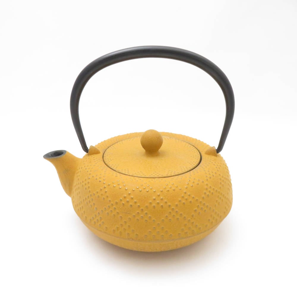 美品 IWACHU 岩鋳 5型格子アラレ 急須 1点 鋳鉄 南部鉄器カラーポット 茶器 伝統工芸 SU12935R1 【中古】