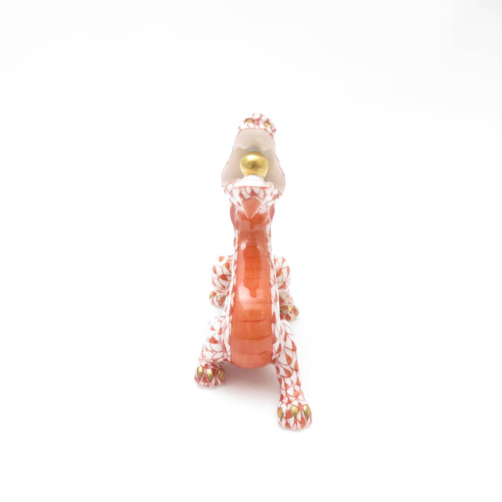 美品 Herend ヘレンド 干支 2012 たつ 辰 置物 1点 フィギュリン 龍 タツ SC8663A2 【中古】