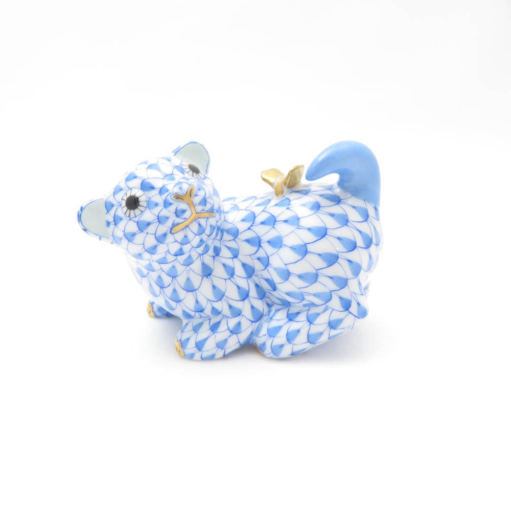 美品 Herend ヘレンド 干支 2006 いぬ 戌 置物 1点 フィギュリン 犬 イヌ SC8669A2 【中古】