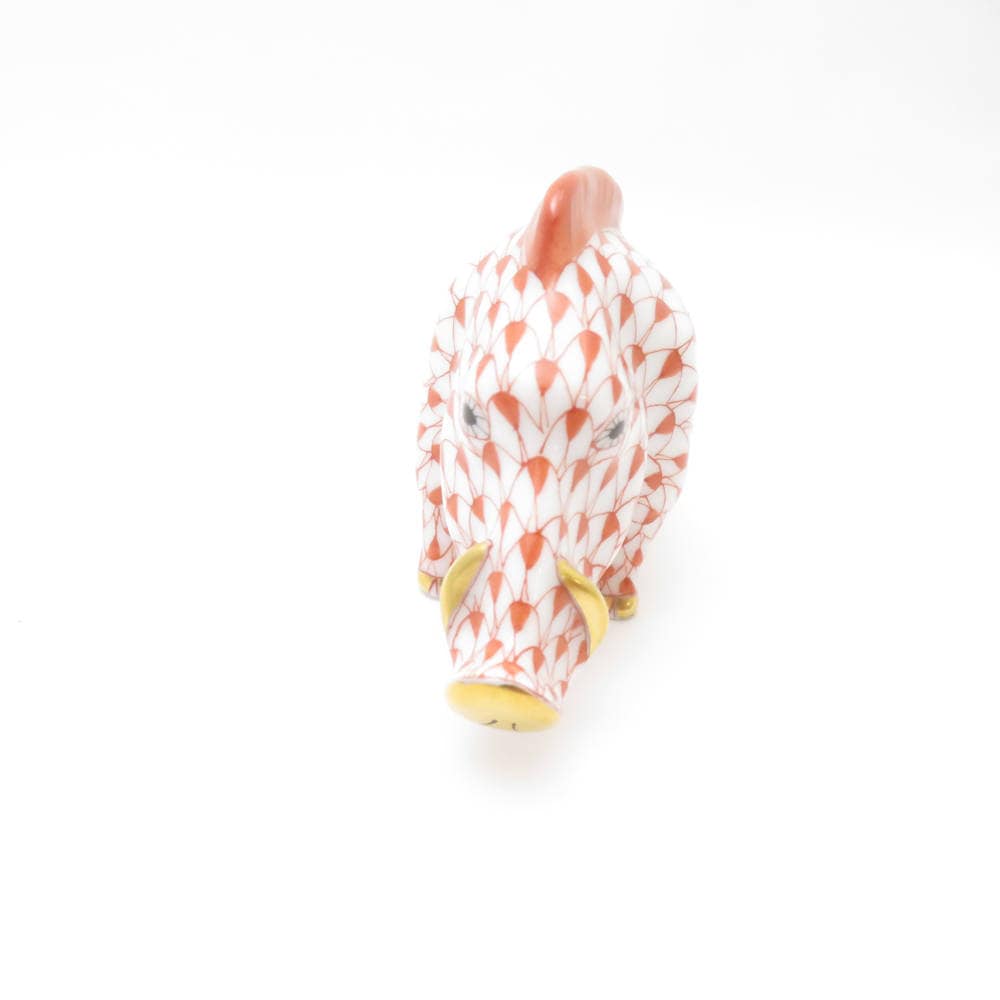 美品 Herend ヘレンド 干支 2007 いのしし 亥 置物 1点 フィギュリン 猪 イノシシ SC8670A2 【中古】