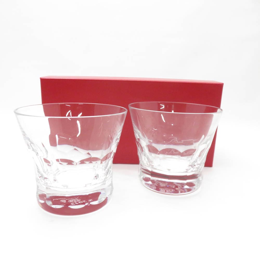 美品 Baccarat バカラ 2013年 ビバ タンブラー 2点 ペア ロックグラス オールドファッション SC8596Q1 【中古】