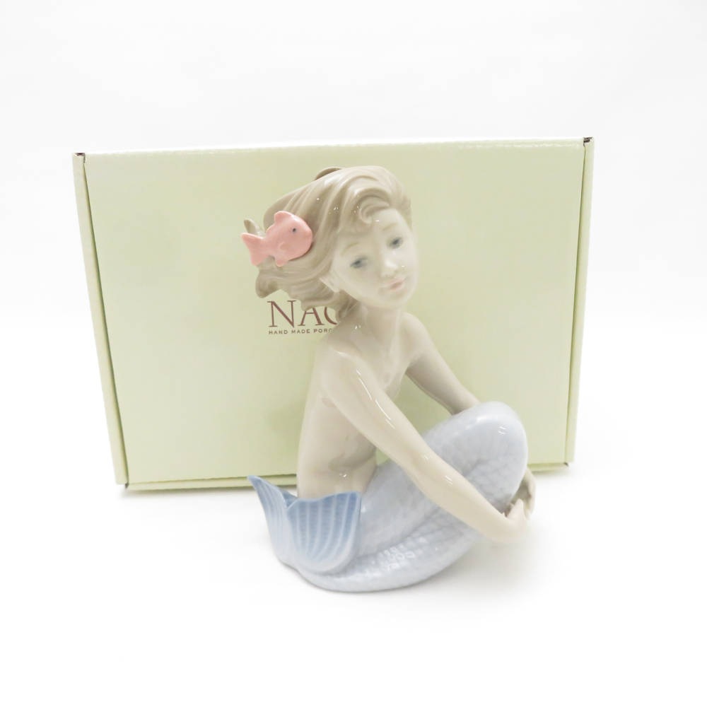 美品 NAO ナオ 海の乙女 フィギュリン 1点 インテリア 置物 SN370Z 【中古】