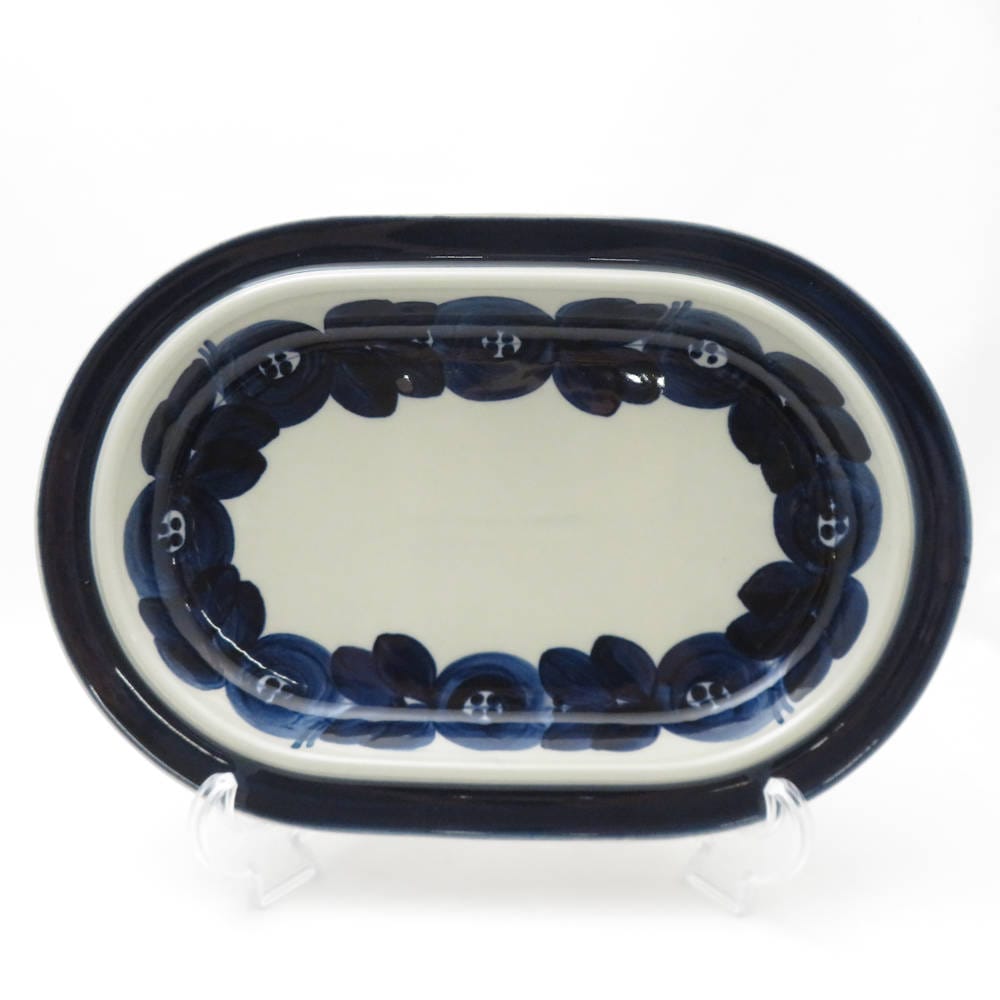 ARABIA アラビア アネモネ オーバルプレート 1枚 36cmプレート 大皿 プラター 北欧 SM4469X2 【中古】