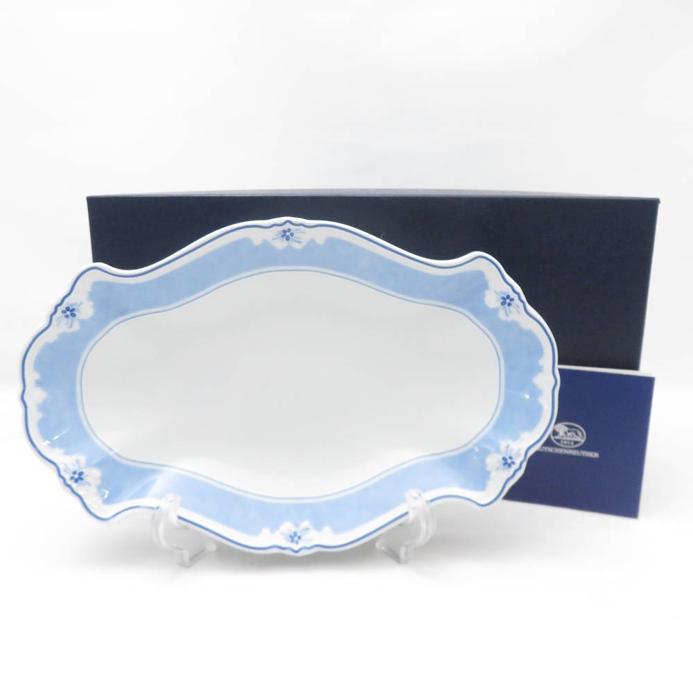 未使用 HUTSCHENREUTHER フッチェンロイター エステール ピクルスディッシュ 1枚 25cmプレート 大皿 SM4496X2 【中古】