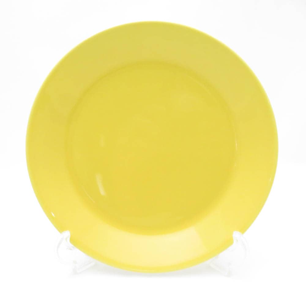 美品 ARABIA アラビア Arabia Colors アラビアカラーズ 中皿 1枚 21cmプレート 黄 白 北欧 フィンランド SU12991H1 【中古】