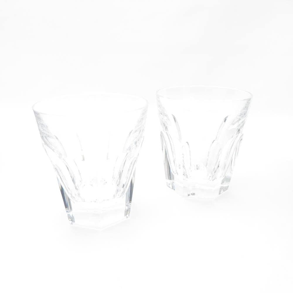 Baccarat バカラ アルクール タンブラー 2点 ペア ロックグラス オールドファッション SM4493H1 【中古】