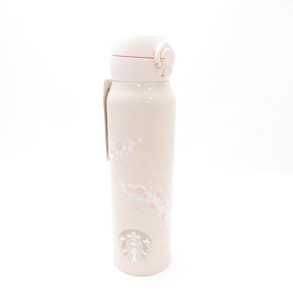 未使用 STARBUCKS スターバックス チェリーブロッサム ステンレスボトル 1点 スタバ 750ml 韓国限定 サーモス タンブラ SC8822J2 【中古】