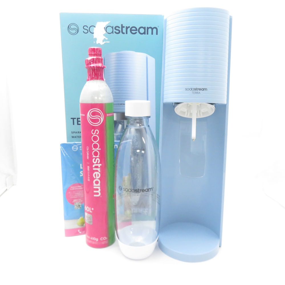未使用 sodastream ソーダストリーム TERRA テラ SPARKLING WATER MAKER 炭酸水メーカー 1点 家庭用 SY13095Z 【中古】