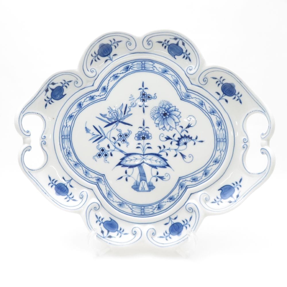 MEISSEN マイセン ブルーオニオン トレイ 1枚 3級品 SY13237P1 【中古】