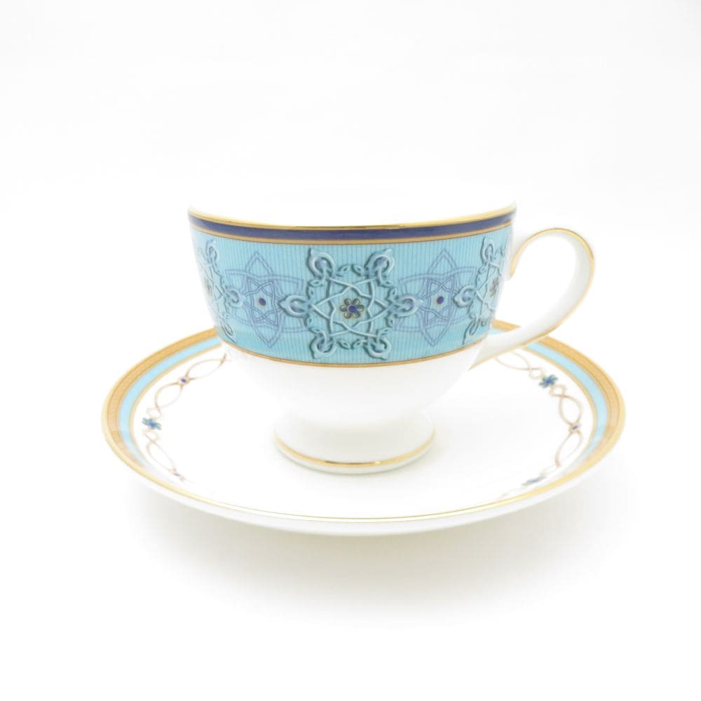 未使用 WEDGWOOD ウェッジウッド ターコイズジュエル ティーカップ＆ソーサー 1客 リー コーヒー SC8723G2 【中古】