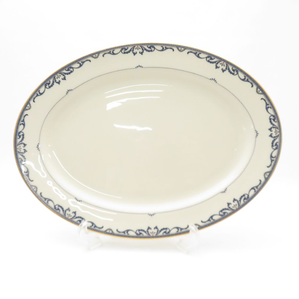 LENOX レノックス LIBERTY リバティー オーバル皿 大皿 パーティープレート SY13258G2 【中古】