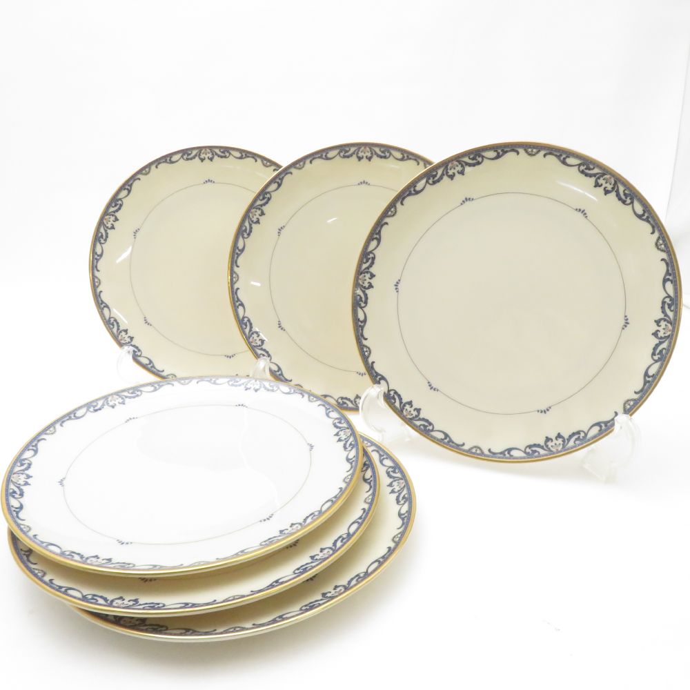 美品 LENOX レノックス LIBERTY リバティー 中皿 6枚 18cmプレート セット SY13261G2 【中古】