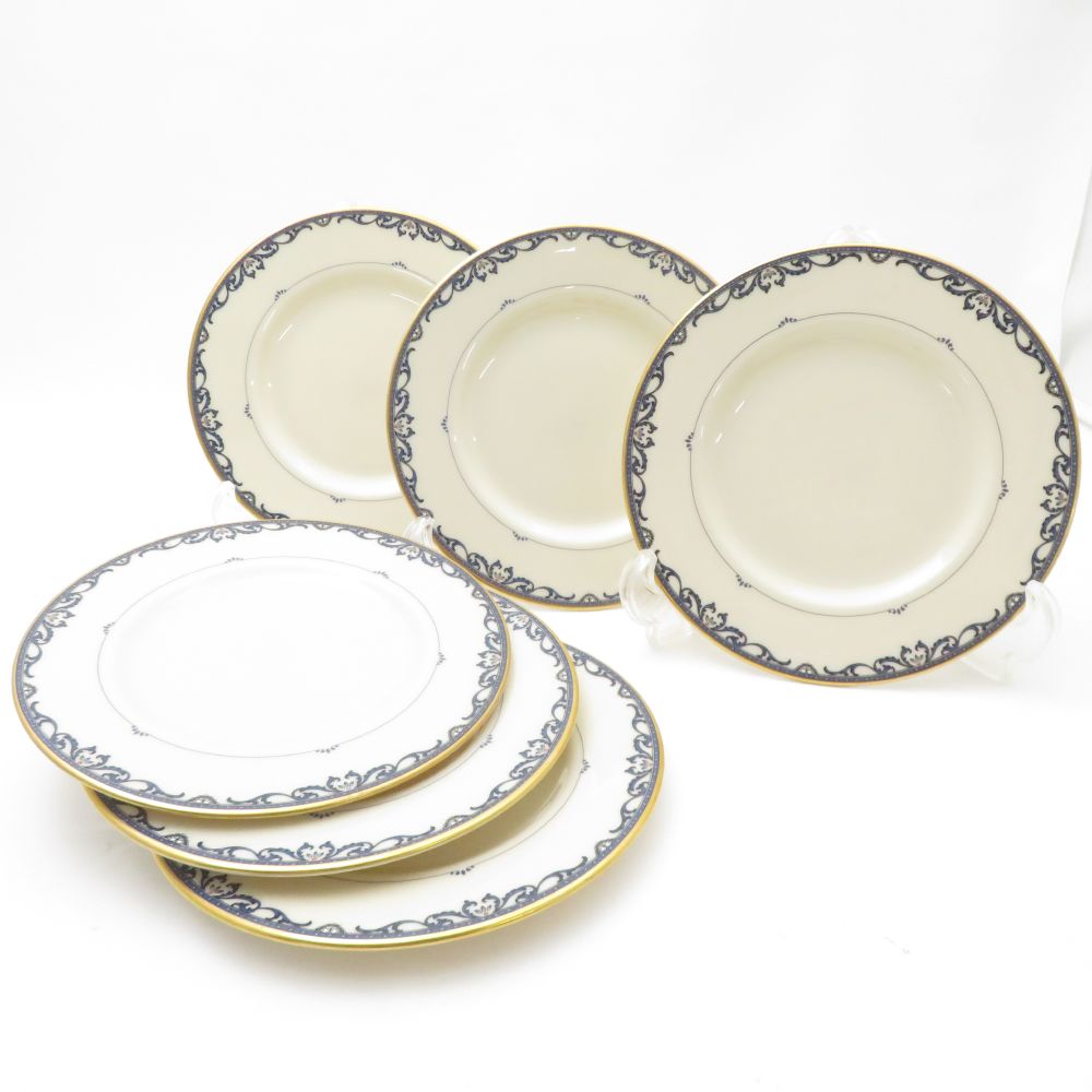 美品 LENOX レノックス LIBERTY リバティー 中皿 6枚 16cmプレート セット SY13262G2 【中古】