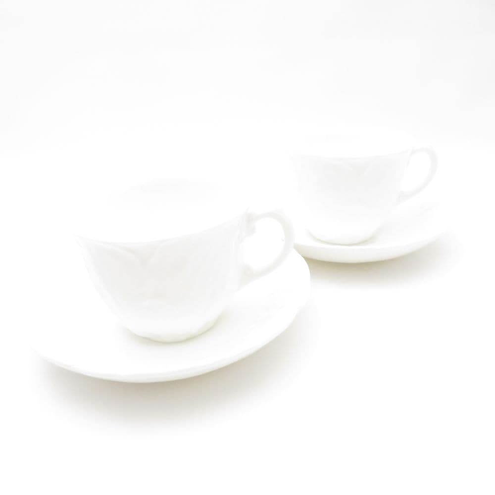 WEDGWOOD ウェッジウッド カントリーウェア ティーカップ＆ソーサー 2客 ペア SY13275G2 【中古】
