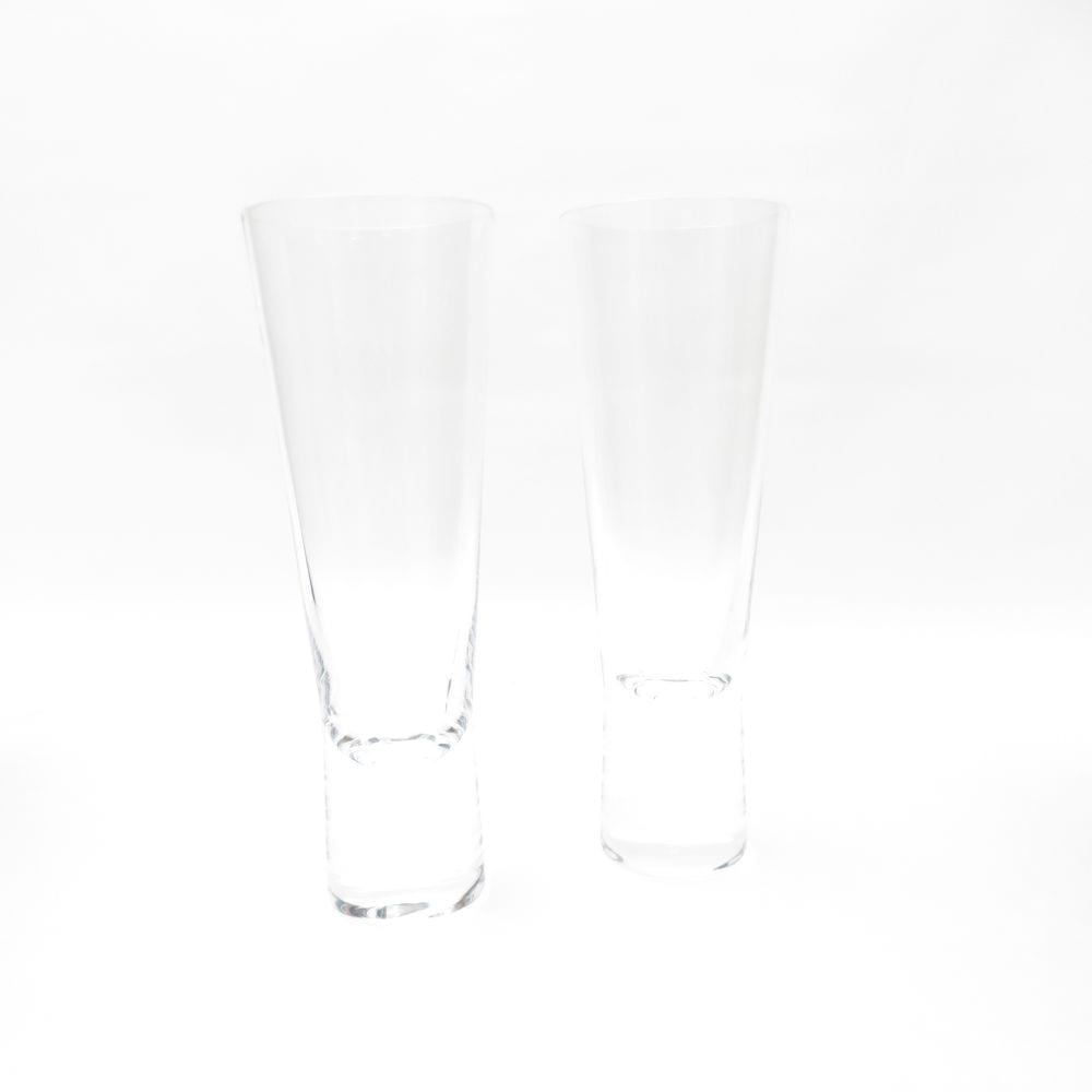 iittala イッタラ アールネ シャンパングラス 2客 ペア SM4543K1 【中古】