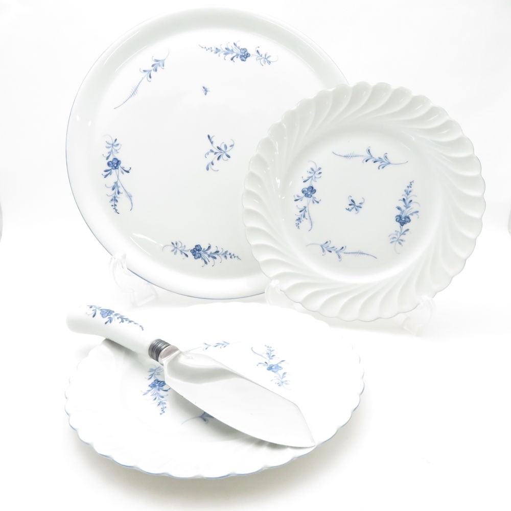 美品 HAVILAND アビランド 中皿 大皿 ケーキサーバー 4点 セット SY13119J2 【中古】