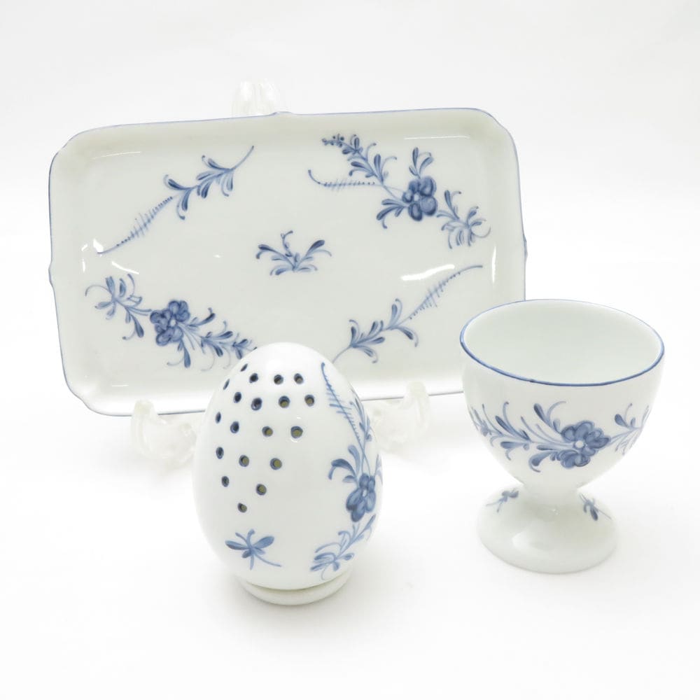 美品 HAVILAND アビランド 調味料入れ エッグカップ トレイ 3点 セット SY13120J2 【中古】