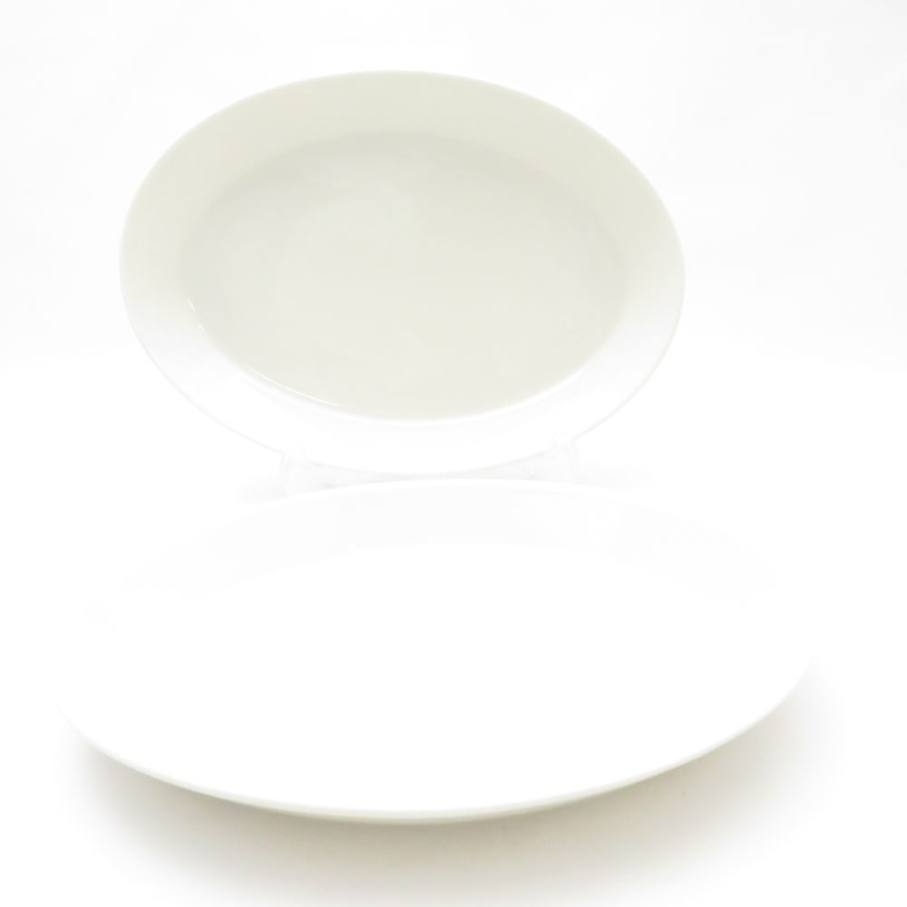 ARABIA アラビア koko ココ オーバルプレート 2枚 ペア 18×26cm 皿 北欧 フィンランド SU13048L1 【中古】