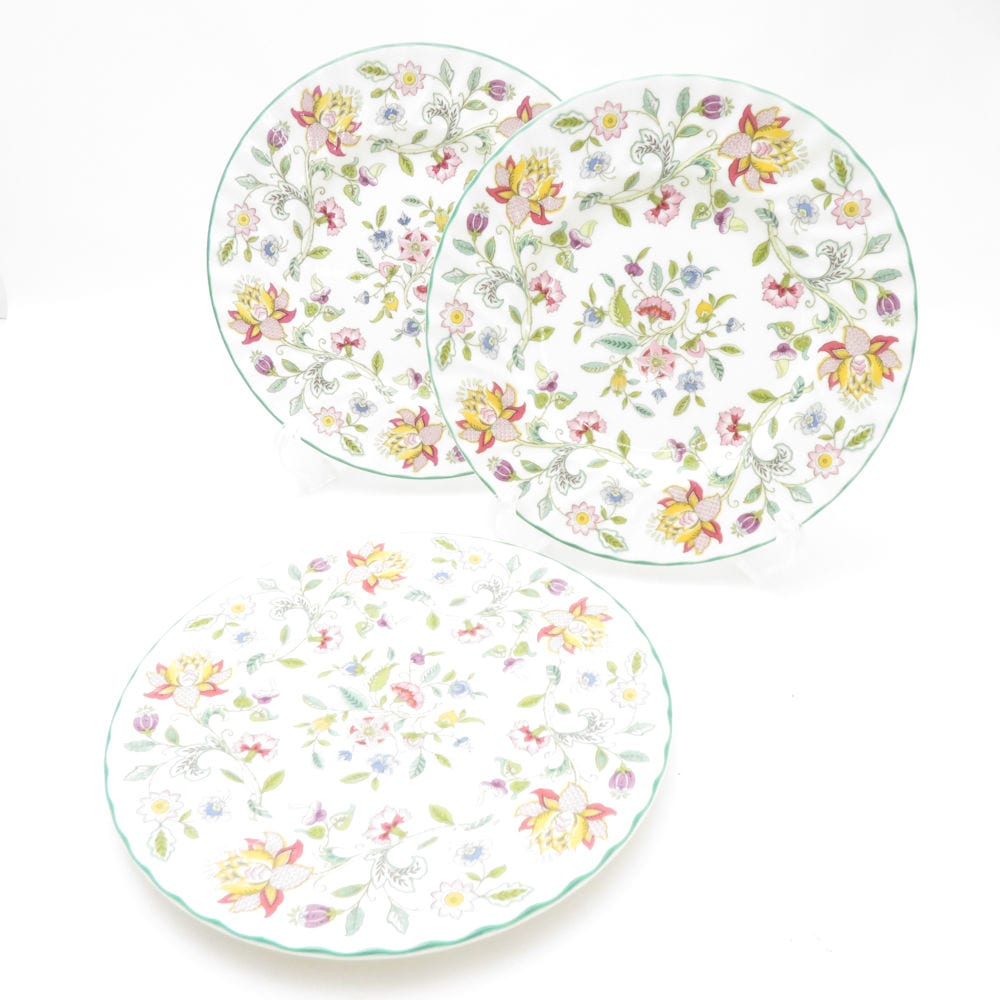 未使用 MINTON ミントン ハドンホール 中皿 3枚 セット 20cmプレート パン ケーキ デザート SM4555R1 【中古】