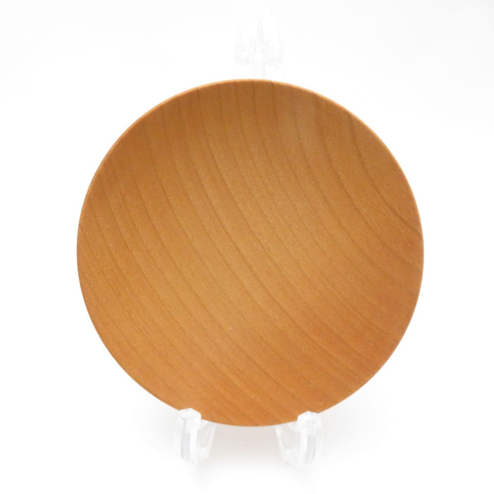 美品 Ryuji Mitani 三谷龍二 小皿 木製 10cmプレート ミニ 山桜 SY13192S2 【中古】