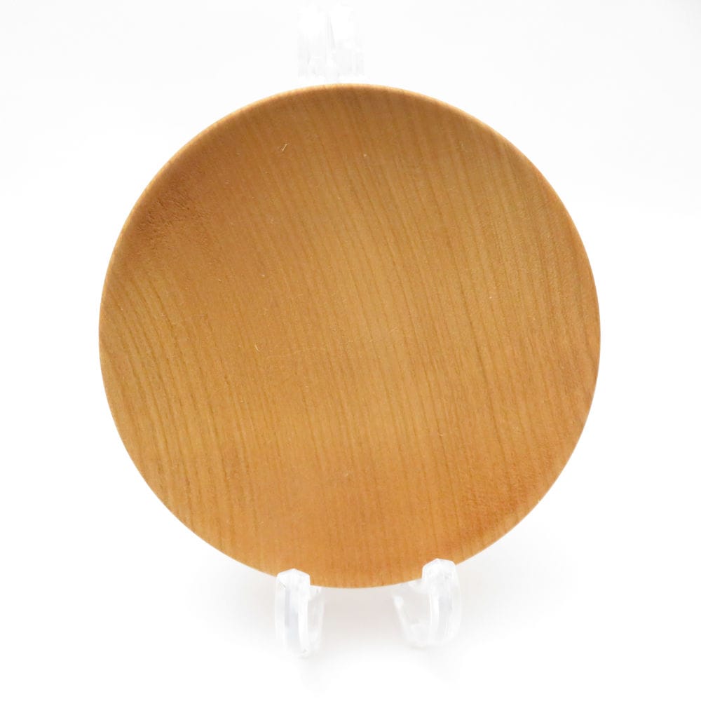 美品 Ryuji Mitani 三谷龍二 小皿 木製 10cmプレート ミニ 山桜 SY13193S2 【中古】