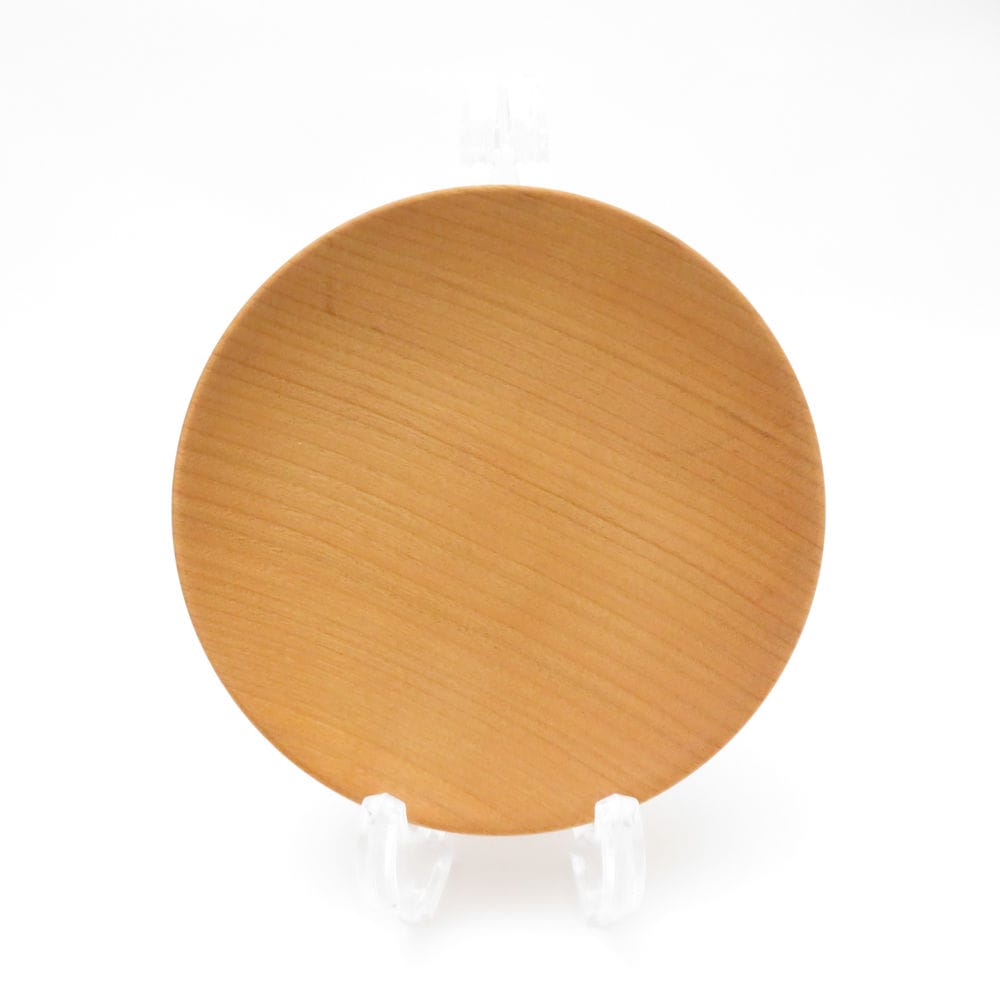 美品 Ryuji Mitani 三谷龍二 小皿 木製 10cmプレート ミニ 山桜 SY13194S2 【中古】