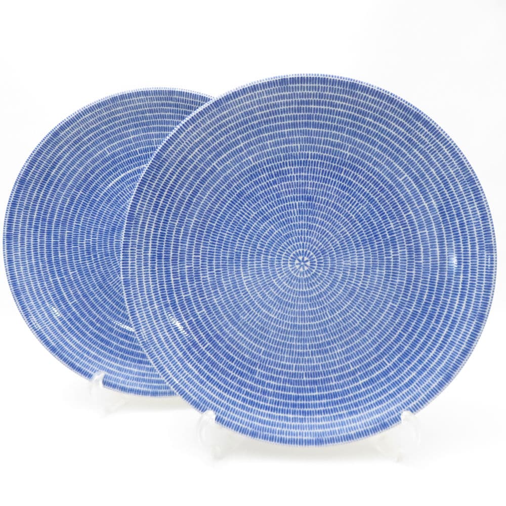 美品 ARABIA アラビア 24hアベック 大皿 2枚 ペア 26cmプレート 旧ロゴ SC8772H2 【中古】